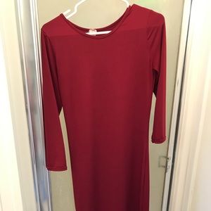 amazon Dresses - Burgundy Dress amazon Dresses - Burgundy Dress